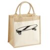 Cotton Pocket Jute Midi Tote Thumbnail