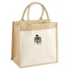 Cotton Pocket Jute Midi Tote Thumbnail