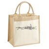 Cotton Pocket Jute Midi Tote Thumbnail
