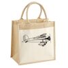 Cotton Pocket Jute Midi Tote Thumbnail