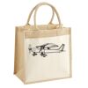 Cotton Pocket Jute Midi Tote Thumbnail