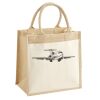 Cotton Pocket Jute Midi Tote Thumbnail
