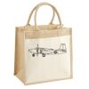 Cotton Pocket Jute Midi Tote Thumbnail