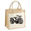 Cotton Pocket Jute Midi Tote Thumbnail