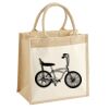 Cotton Pocket Jute Midi Tote Thumbnail