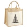 Cotton Pocket Jute Midi Tote Thumbnail