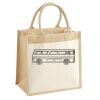 Cotton Pocket Jute Midi Tote Thumbnail