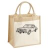 Cotton Pocket Jute Midi Tote Thumbnail