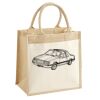 Cotton Pocket Jute Midi Tote Thumbnail