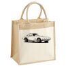 Cotton Pocket Jute Midi Tote Thumbnail