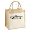 Cotton Pocket Jute Midi Tote Thumbnail