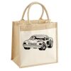 Cotton Pocket Jute Midi Tote Thumbnail