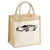 Cotton Pocket Jute Midi Tote Thumbnail