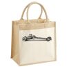 Cotton Pocket Jute Midi Tote Thumbnail