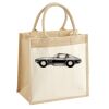 Cotton Pocket Jute Midi Tote Thumbnail