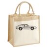 Cotton Pocket Jute Midi Tote Thumbnail