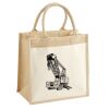 Cotton Pocket Jute Midi Tote Thumbnail