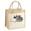 Cotton Pocket Jute Midi Tote Thumbnail