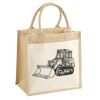 Cotton Pocket Jute Midi Tote Thumbnail