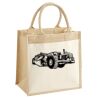 Cotton Pocket Jute Midi Tote Thumbnail