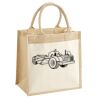 Cotton Pocket Jute Midi Tote Thumbnail