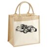 Cotton Pocket Jute Midi Tote Thumbnail