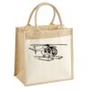 Cotton Pocket Jute Midi Tote Thumbnail