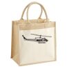 Cotton Pocket Jute Midi Tote Thumbnail