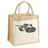 Cotton Pocket Jute Midi Tote Thumbnail
