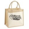 Cotton Pocket Jute Midi Tote Thumbnail