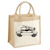 Cotton Pocket Jute Midi Tote Thumbnail