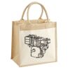 Cotton Pocket Jute Midi Tote Thumbnail