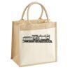 Cotton Pocket Jute Midi Tote Thumbnail