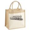 Cotton Pocket Jute Midi Tote Thumbnail