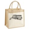Cotton Pocket Jute Midi Tote Thumbnail
