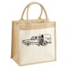 Cotton Pocket Jute Midi Tote Thumbnail