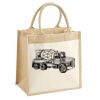 Cotton Pocket Jute Midi Tote Thumbnail