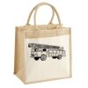 Cotton Pocket Jute Midi Tote Thumbnail