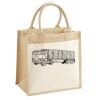 Cotton Pocket Jute Midi Tote Thumbnail