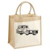 Cotton Pocket Jute Midi Tote Thumbnail