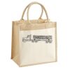 Cotton Pocket Jute Midi Tote Thumbnail