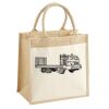 Cotton Pocket Jute Midi Tote Thumbnail
