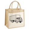 Cotton Pocket Jute Midi Tote Thumbnail