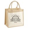 Cotton Pocket Jute Midi Tote Thumbnail