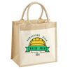 Cotton Pocket Jute Midi Tote Thumbnail