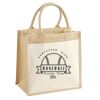 Cotton Pocket Jute Midi Tote Thumbnail
