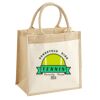 Cotton Pocket Jute Midi Tote Thumbnail