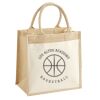 Cotton Pocket Jute Midi Tote Thumbnail