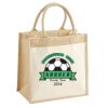 Cotton Pocket Jute Midi Tote Thumbnail
