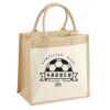 Cotton Pocket Jute Midi Tote Thumbnail